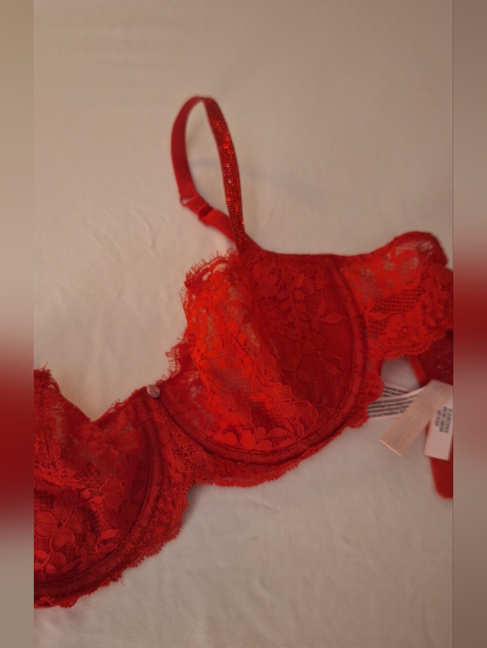 Red Lace Underwire Bra - Women Intimates & Sleepwear